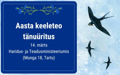 Aasta keeleteo tänuüritus 14.03.2025 Tartus